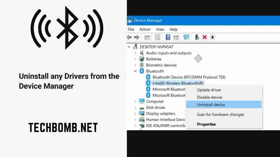 Fix: How To Uninstall Or Reinstall Bluetooth Driver In Windows 10, 8.1,7